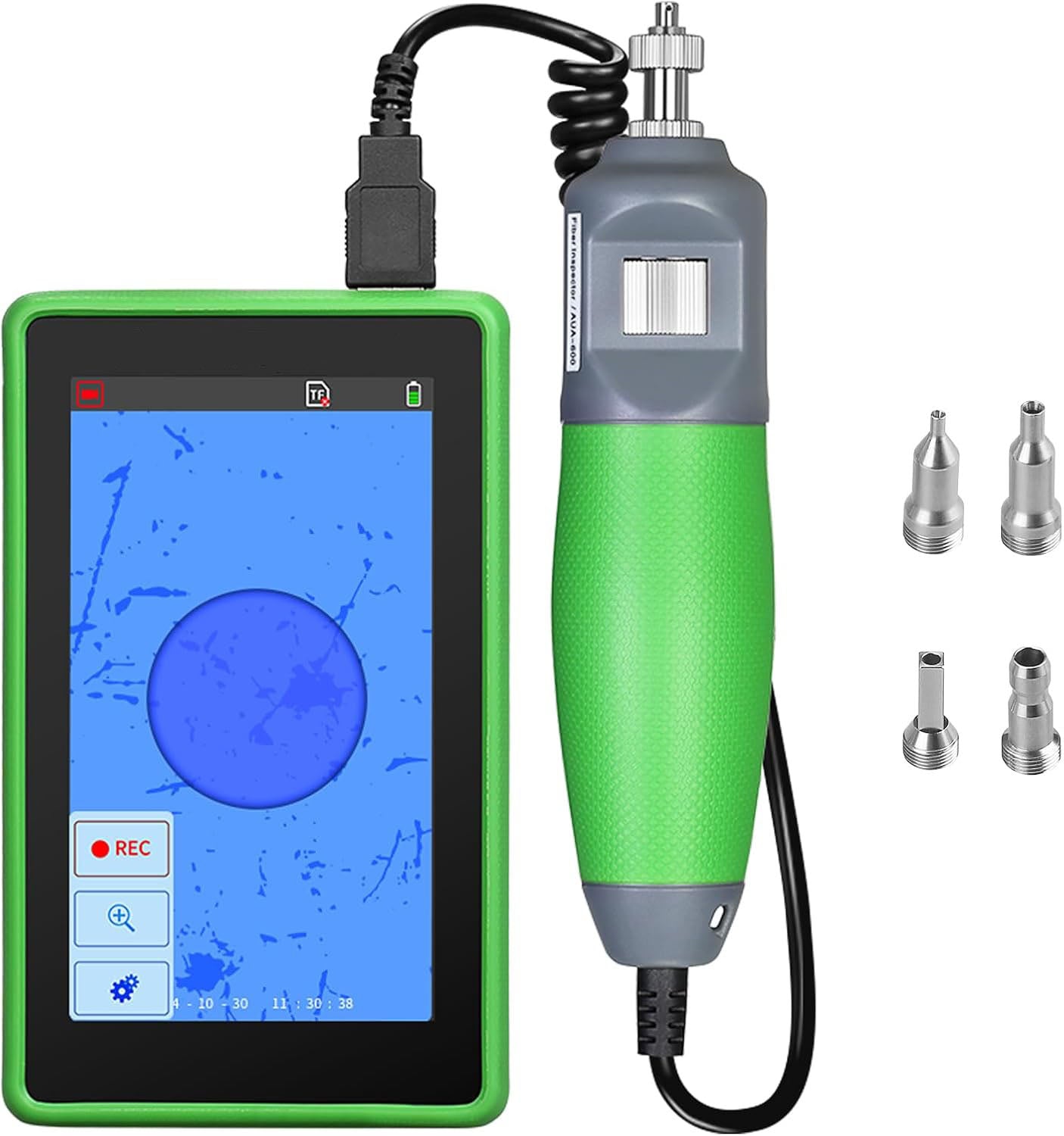 Fiber optic end face inspection instrument
