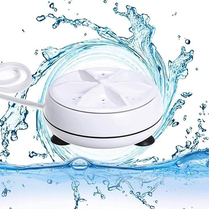 3-in-1 Mini Illuminated Ultrasonic Washing Machine