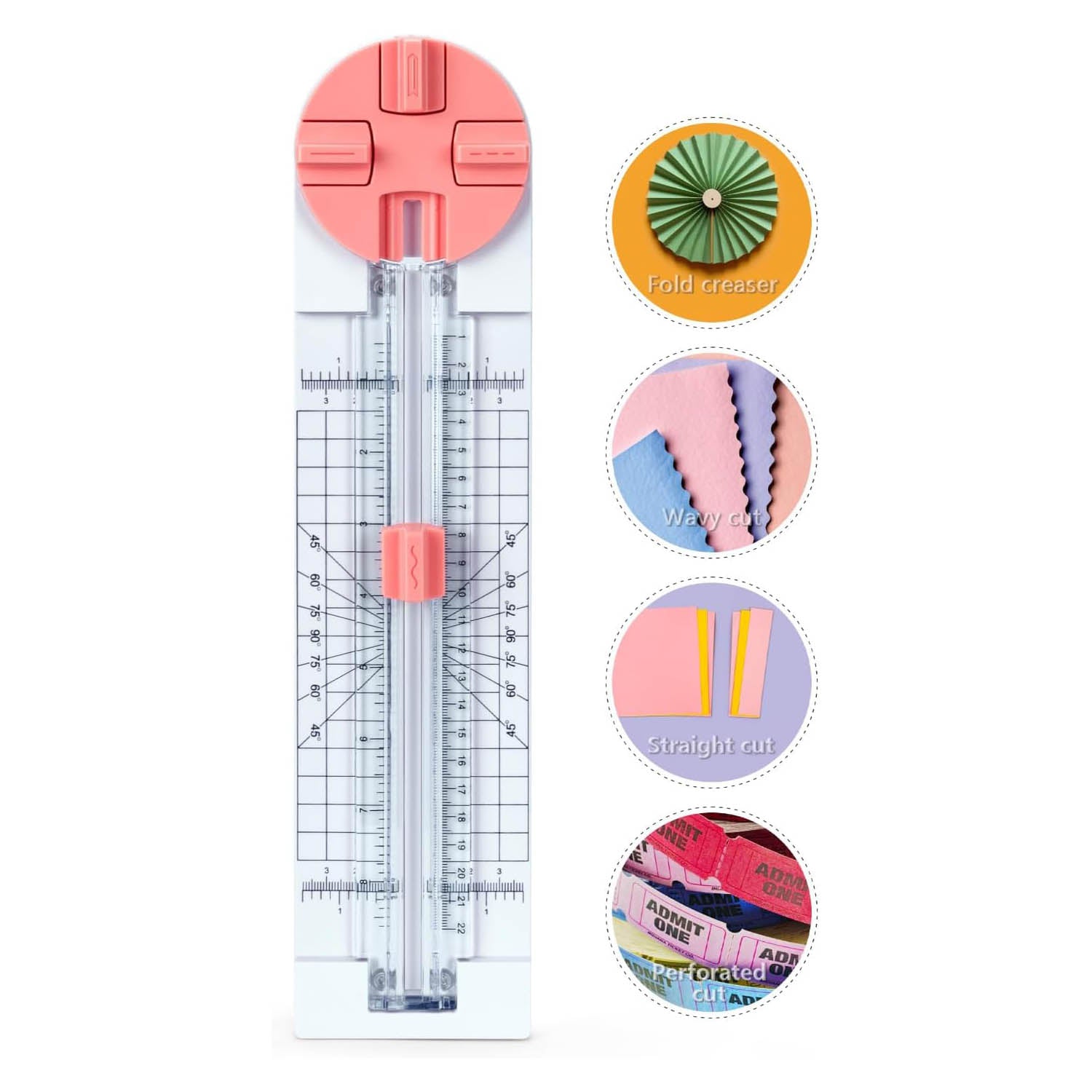 Paper Trimmer Craft Cutter – 4-in-1 Multi-Function Tool