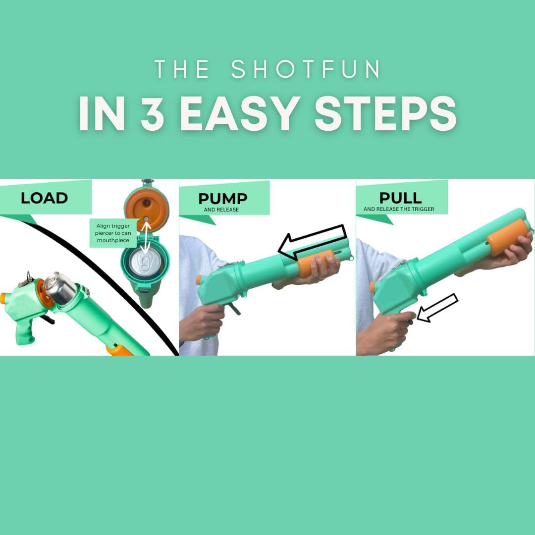 Shotgun Style Can Opener – Innovative 12oz Can Shotgun Tool
