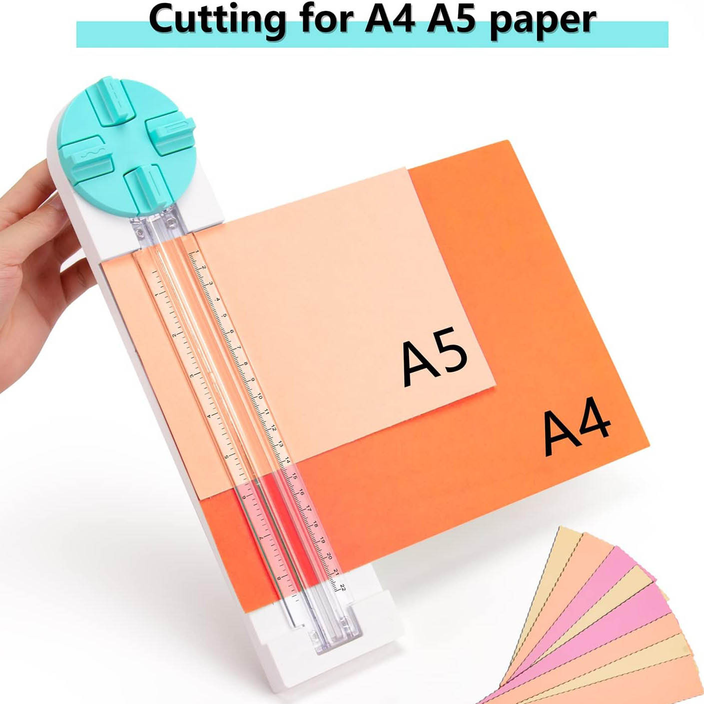 Paper Trimmer Craft Cutter – 4-in-1 Multi-Function Tool