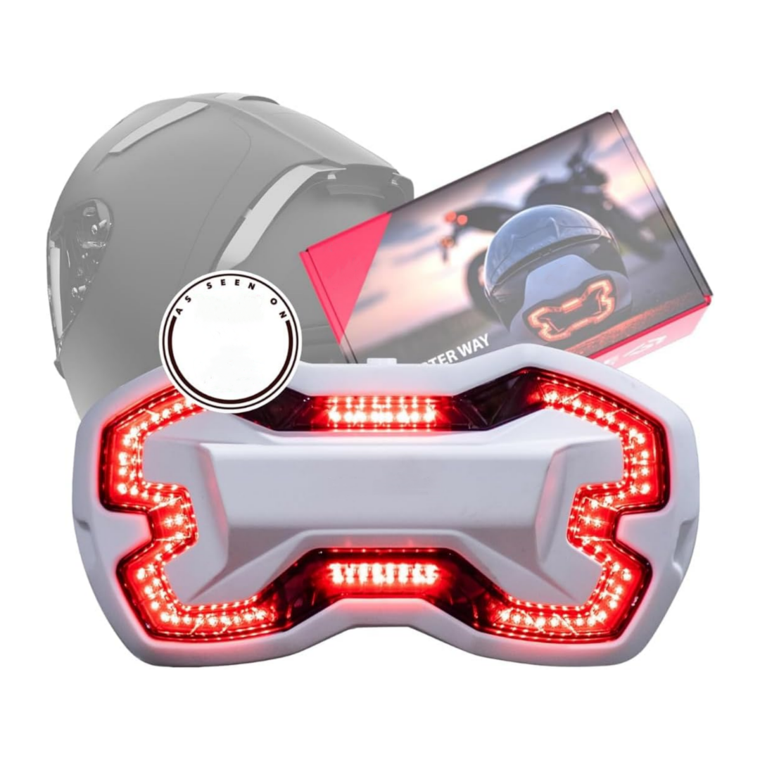 Brake free helmet light - Intelligent wireless motorcycle light
