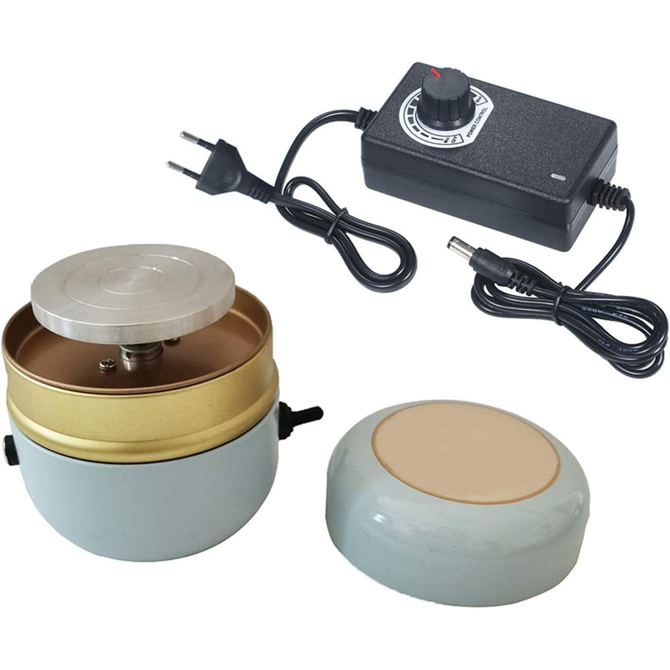 Mini Electric Pottery Wheel – Ceramic Wheel for Kids, DIY Crafting, and Student Use