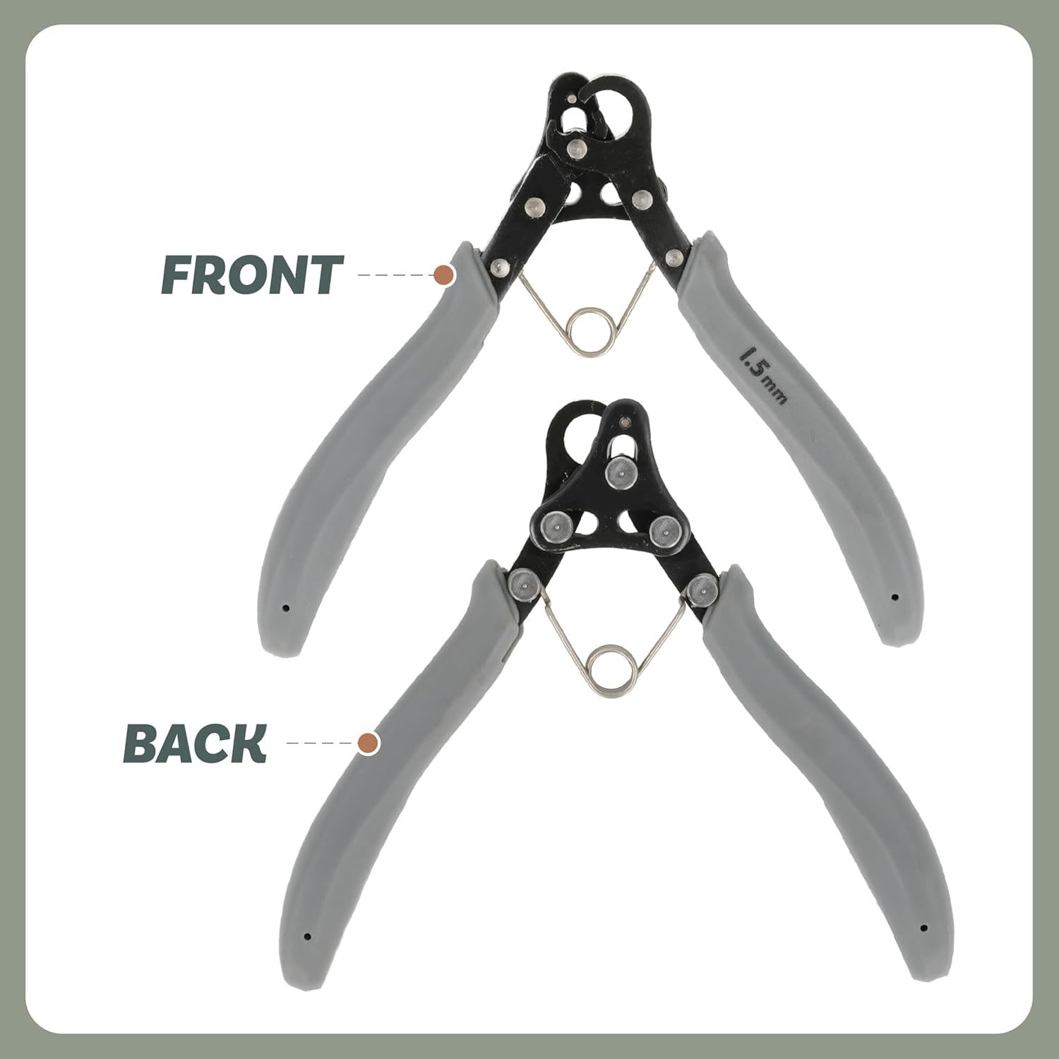 One-Step Ring Maker – Create and Trim Consistent 1.5mm Rings for Jewelry Making, Compatible with 24-18 Gauge Wire