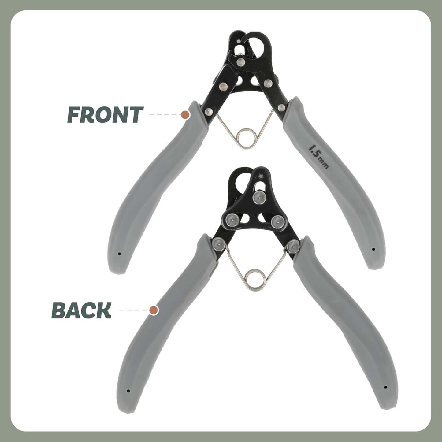 One-Step Ring Maker – Create and Trim Consistent 1.5mm Rings for Jewelry Making, Compatible with 24-18 Gauge Wire