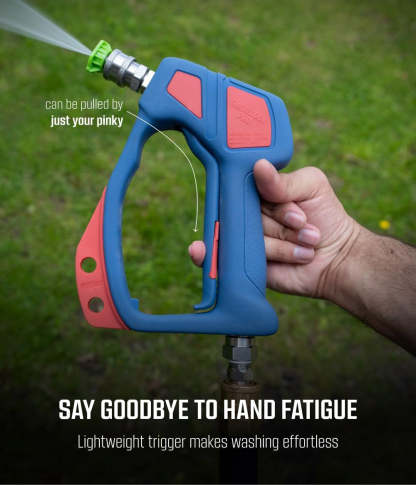 Rotary high-pressure water gun handle