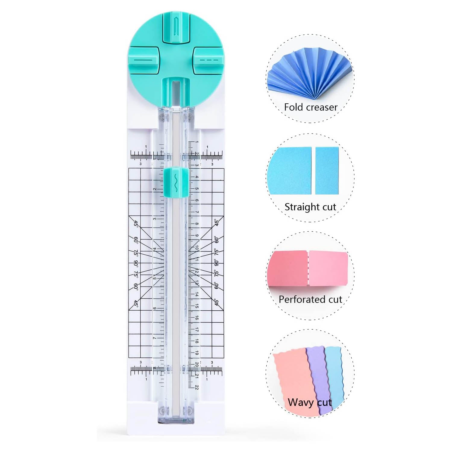 Paper Trimmer Craft Cutter – 4-in-1 Multi-Function Tool