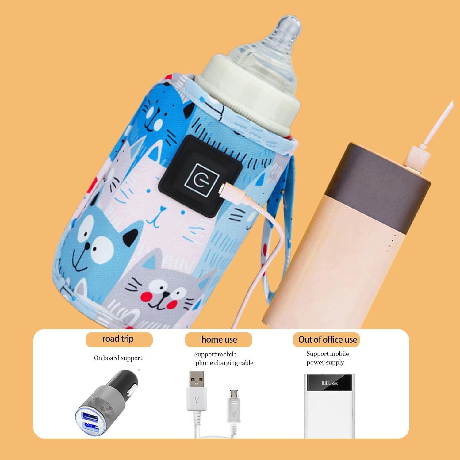 Portable USB Baby Bottle Warmer