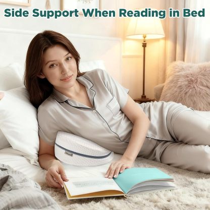 The leg support strap is detachable for side sleeping