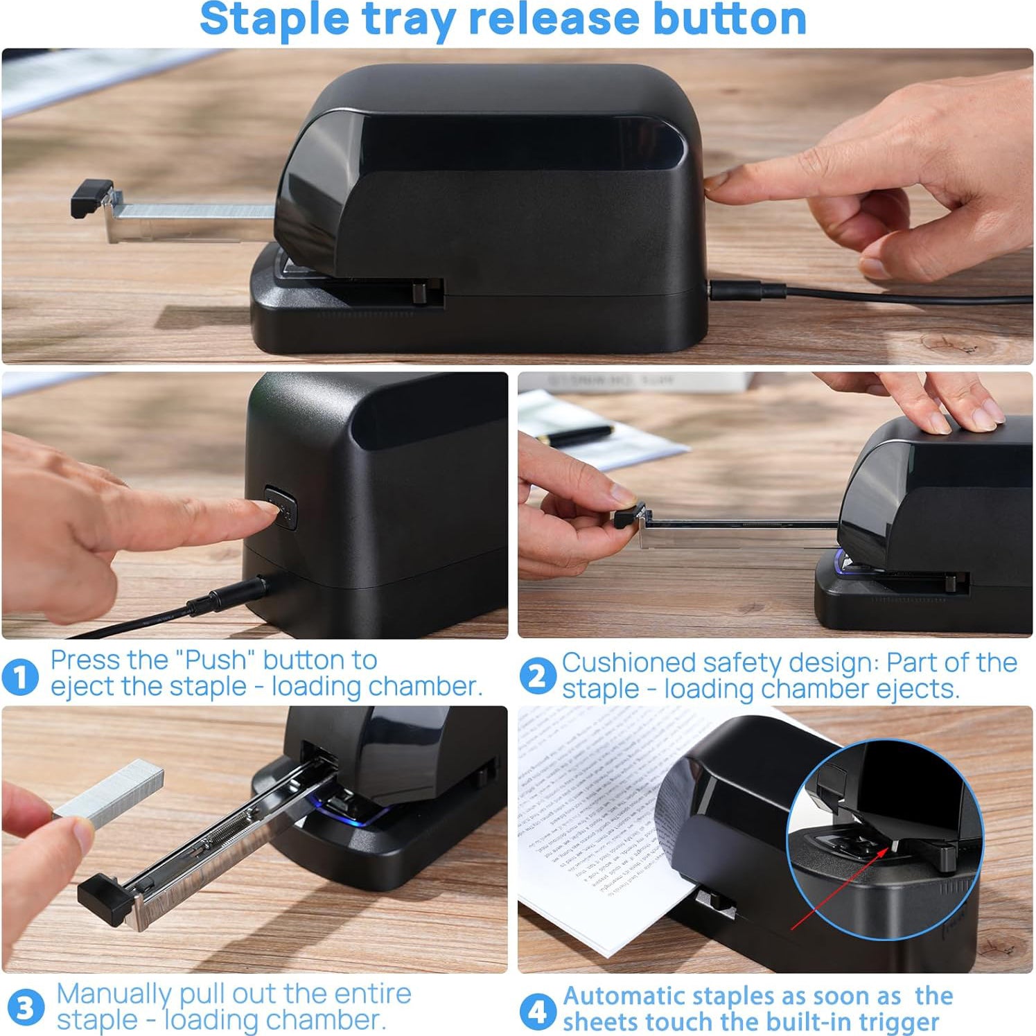 Electric Stapler Value Kit – 45-Sheet Capacity with Accessories