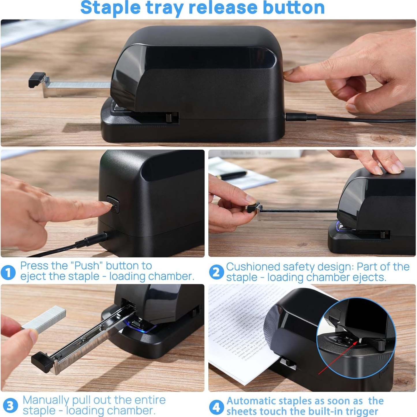 Electric Stapler Value Kit – 45-Sheet Capacity with Accessories