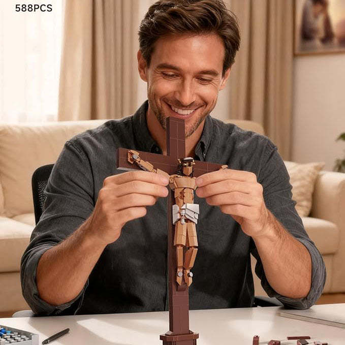 Jesus Crucifixion Building Blocks Set