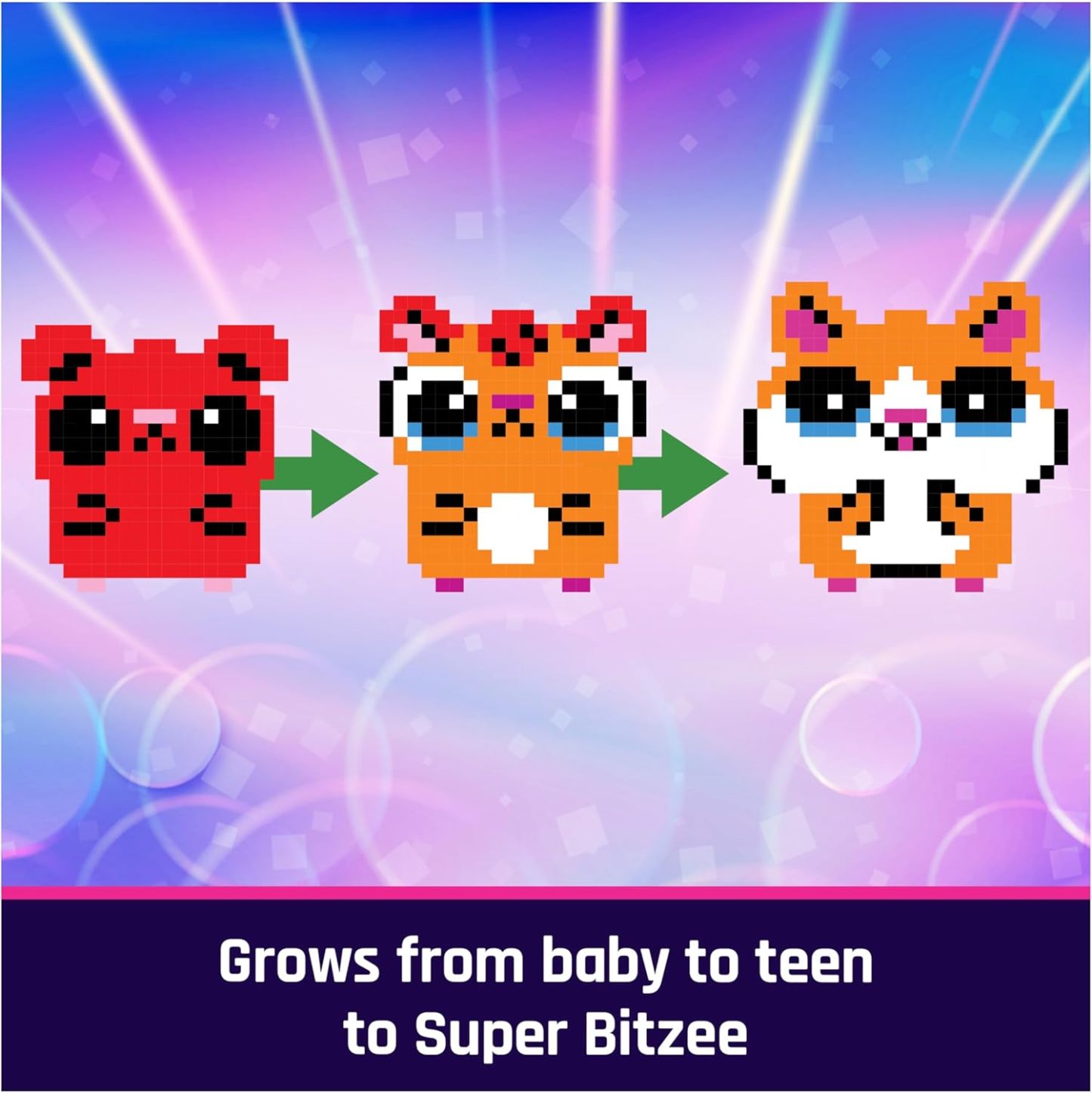 Electronic hamster ball toy, containing more than 20 hamsters.