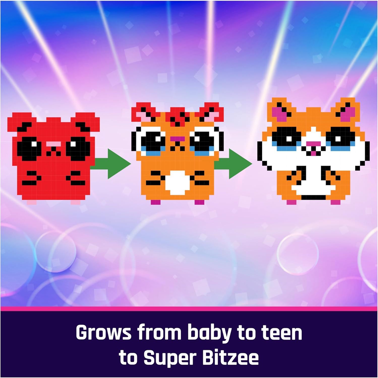 Electronic hamster ball toy, containing more than 20 hamsters.