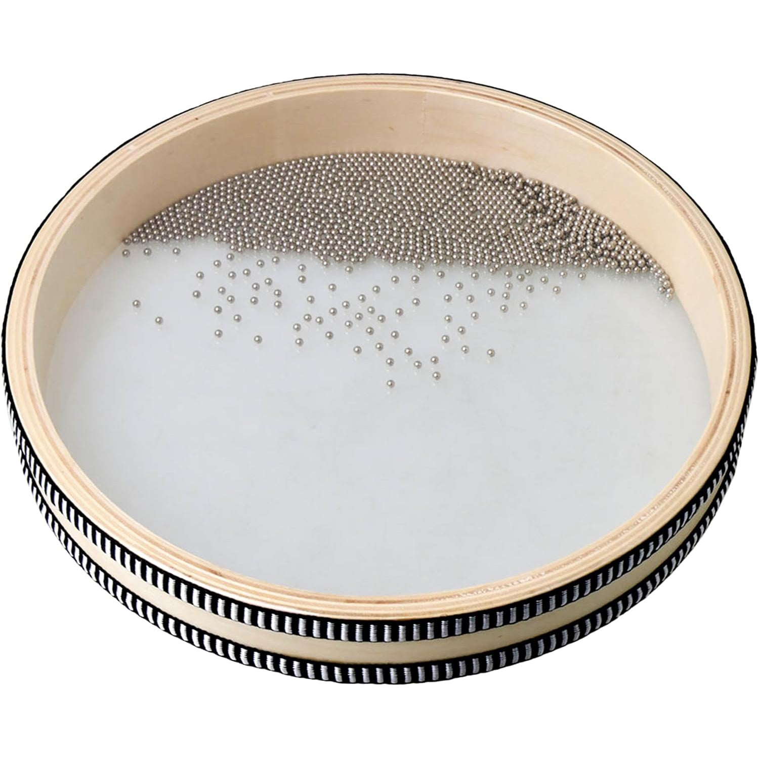 10 Inch Natural Ocean Drum – Wave Bead Sea Sound Drum Musical Instrument Percussion