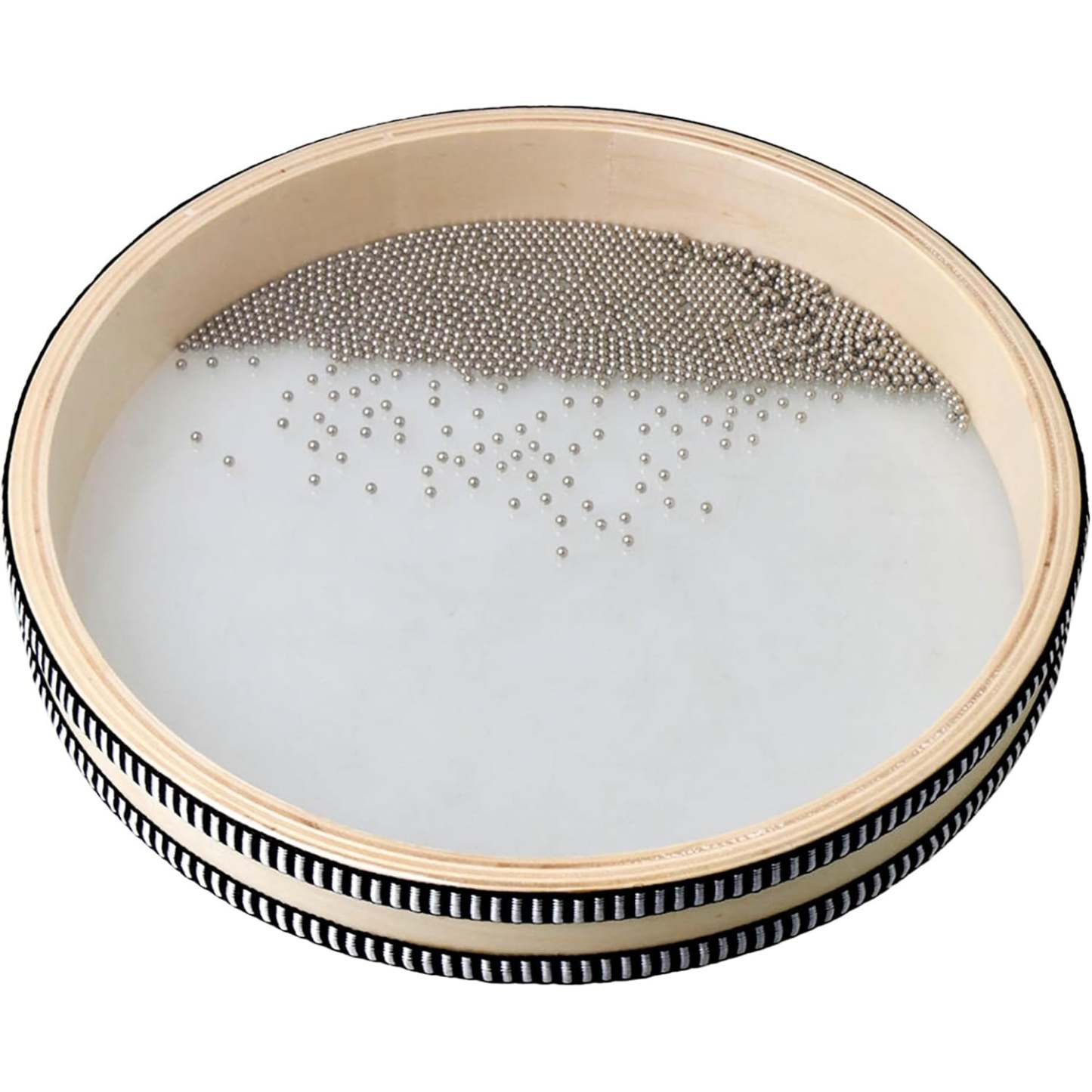 10 Inch Natural Ocean Drum – Wave Bead Sea Sound Drum Musical Instrument Percussion