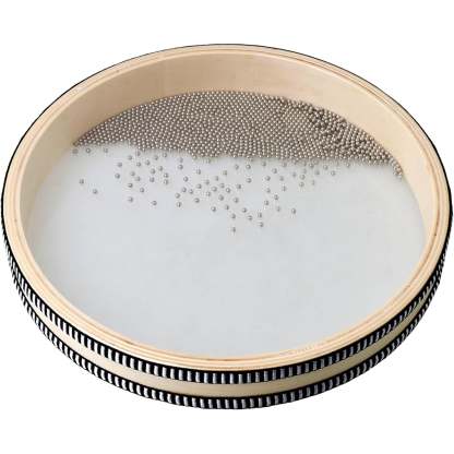10 Inch Natural Ocean Drum – Wave Bead Sea Sound Drum Musical Instrument Percussion