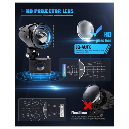 Motorcycle LED fog lights