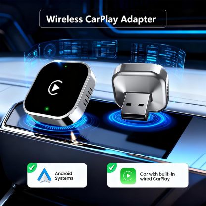 Upgraded Wireless CarPlay Adapter - Fast Auto Connection, Stable Connectivity