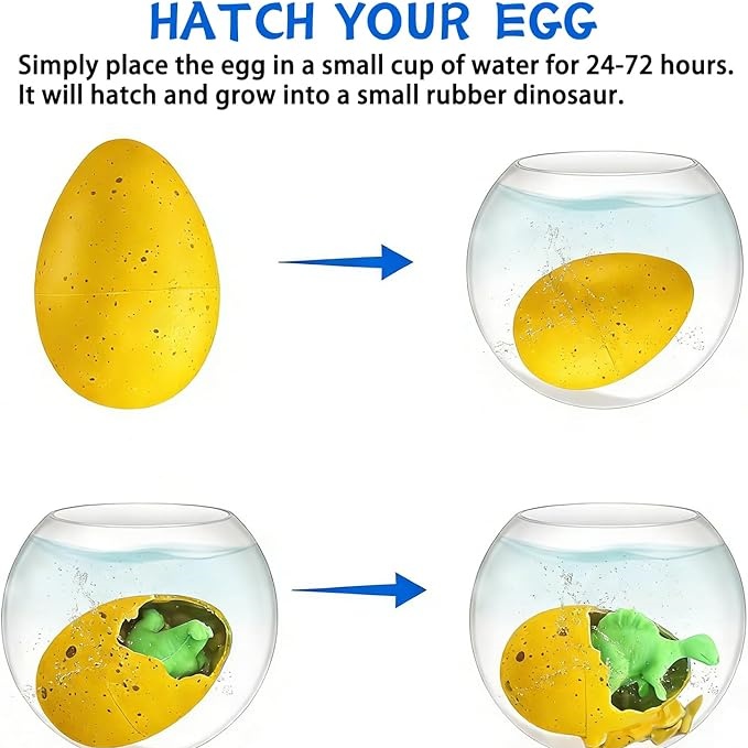 24 packs of dinosaur egg hatching cards