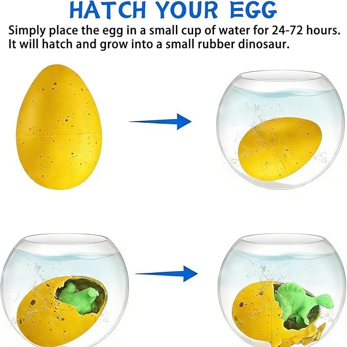 24 packs of dinosaur egg hatching cards