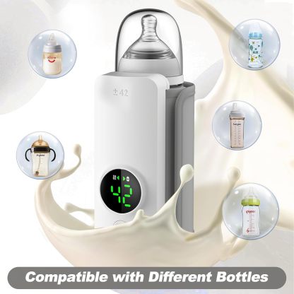 Portable Bottle Warmer – Cordless, Fast-Heating & Travel-Friendly Baby Feeding Solution