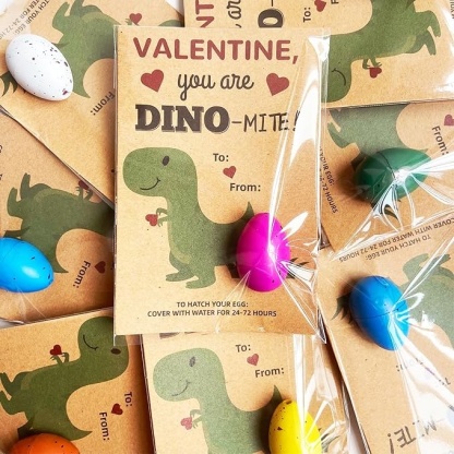 24 packs of dinosaur egg hatching cards