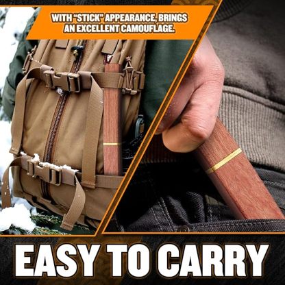 Outdoor survival hunting knife, fixed blade