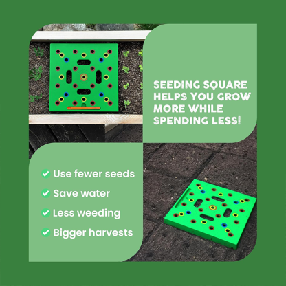 Seeding grid - Patented seed and seedling spacing tool