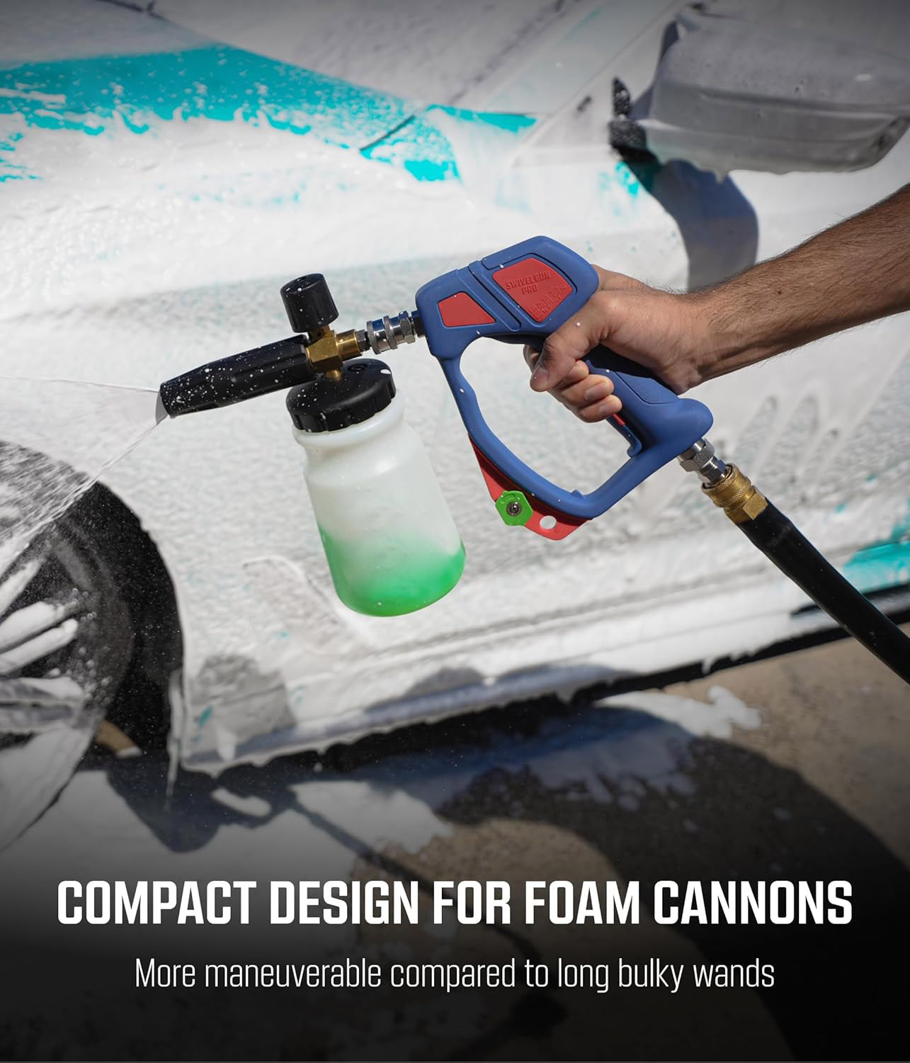 Rotary high-pressure water gun handle