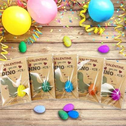 24 packs of dinosaur egg hatching cards