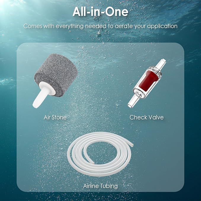 USB aquarium air pump, rechargeable oxygen pump