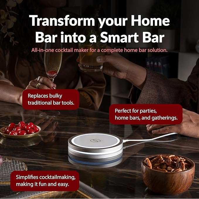 Portable cocktail maker and beverage mixer