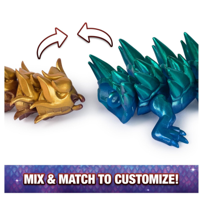 The dragon toy blind box showcases eggs