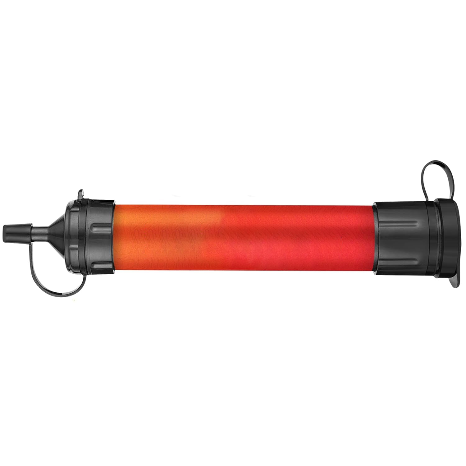 2-Pack Emergency Water Filter Straw Set for Outdoor Survival