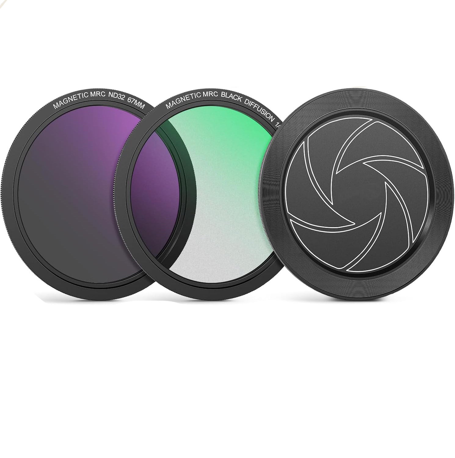 Multi-Functional Magnetic ND Filter Kit – 2-in-1 Variable ND/CPL + Magnetic ND32 + Black Mist 1/4 Filter Set