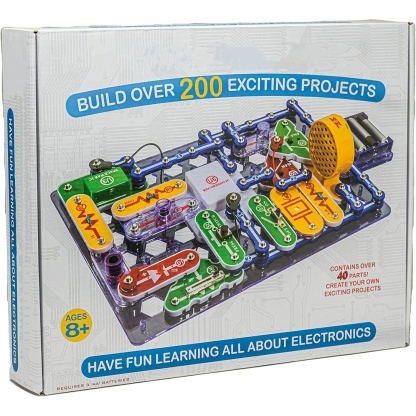Electronics Exploration Kit – 200+ Projects with Full-Color Manual & 42 Snap Modules