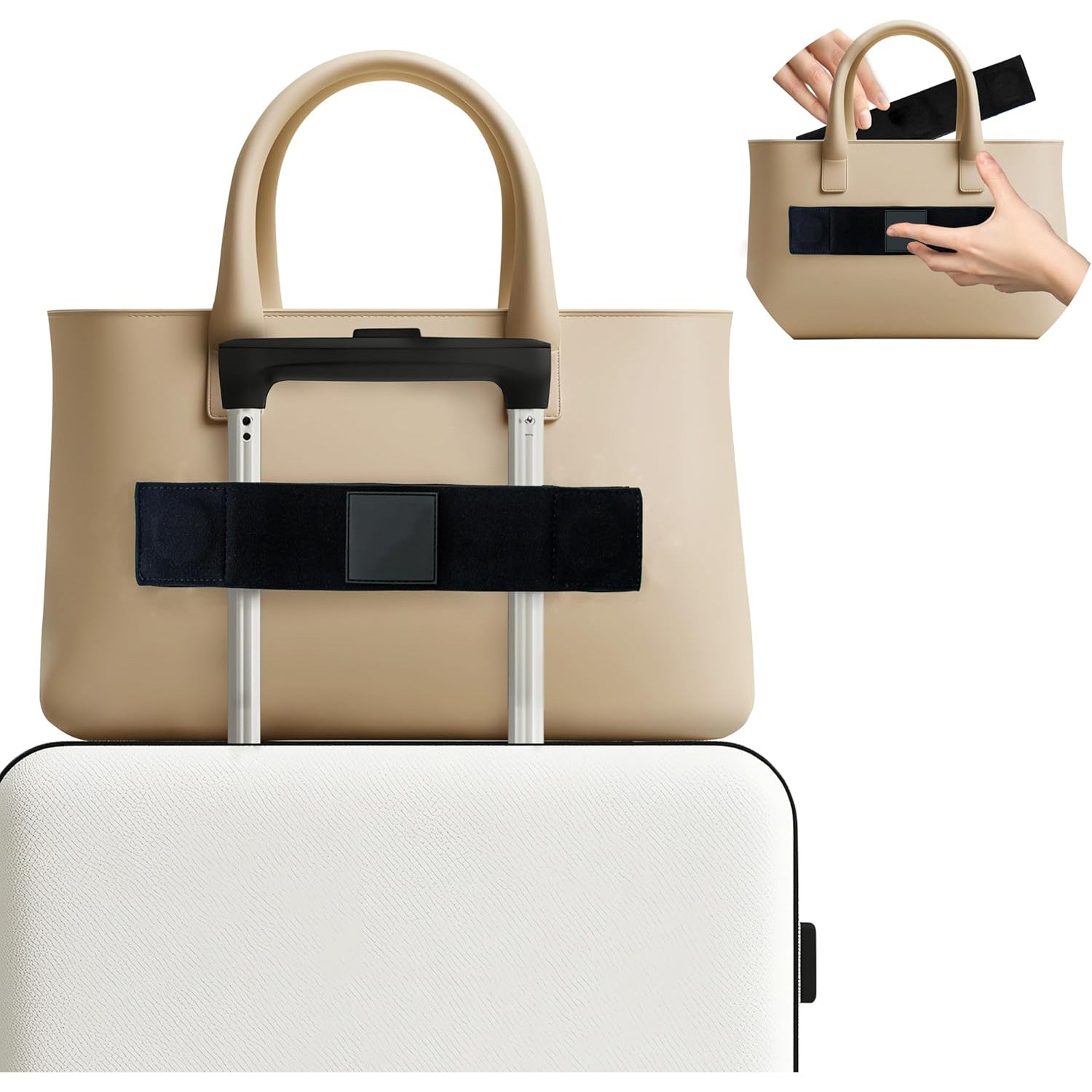 Magnetic Luggage Handle Strap – Hands-Free Travel Bag Attachment