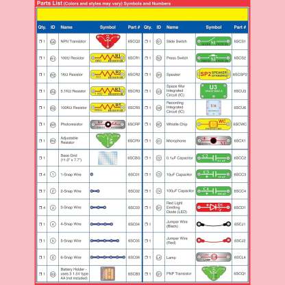 Electronics Exploration Kit – 200+ Projects with Full-Color Manual & 42 Snap Modules