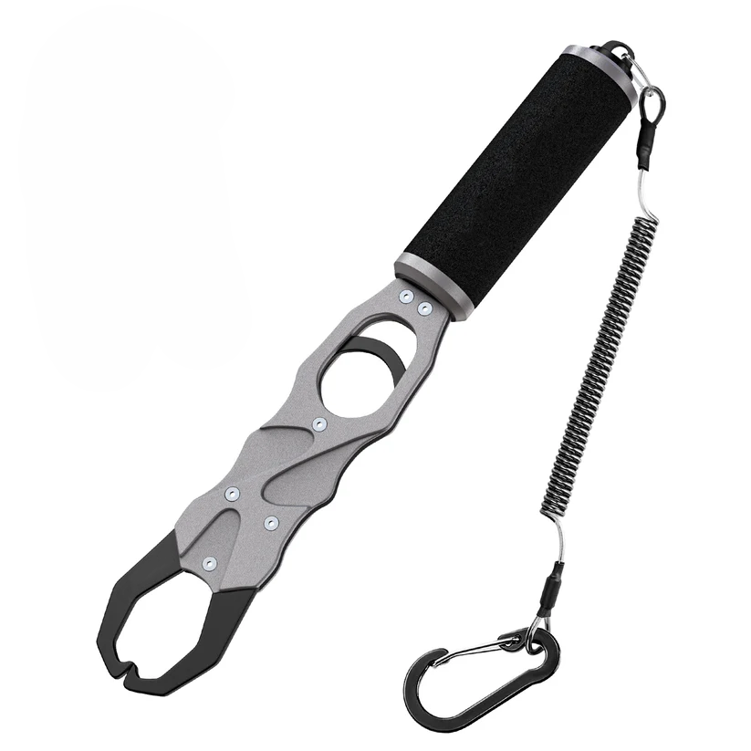 Aluminum Alloy Fish Lip Gripper with Scale – Durable, Lightweight, and