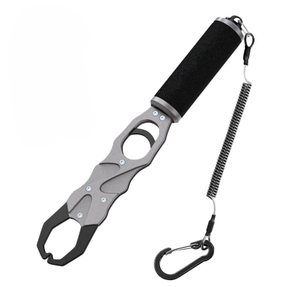 Aluminum Alloy Fish Lip Gripper with Scale – Durable, Lightweight, and Easy to Use for Fishing