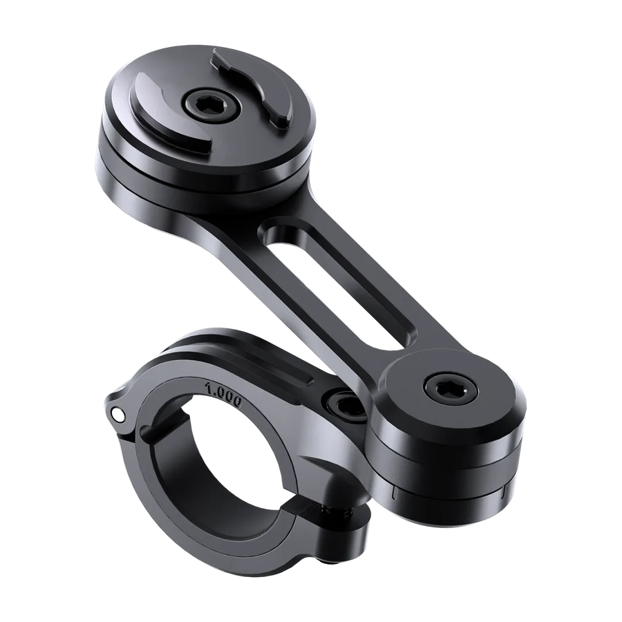 Motorcycle Phone Mount - Adjustable 360° Handlebar Holder for Smartphones