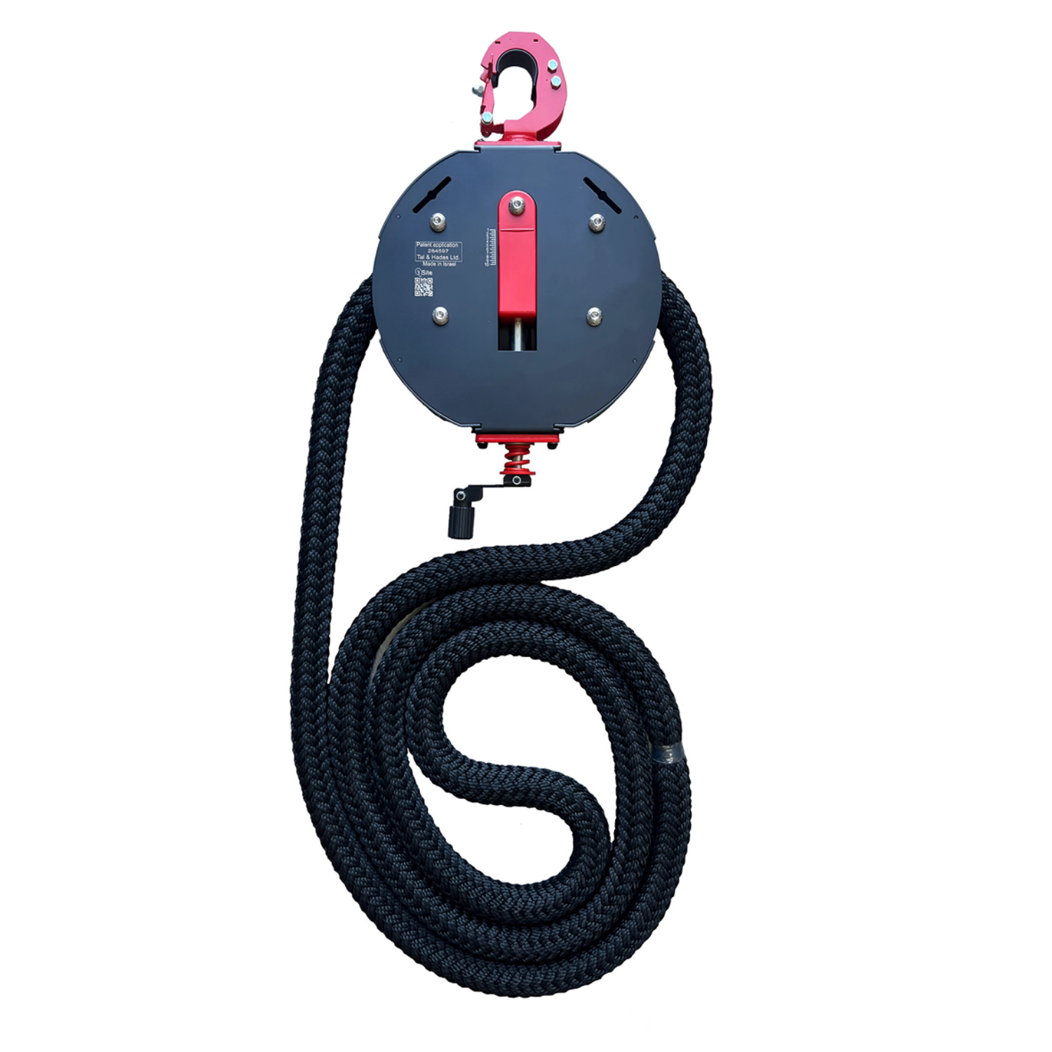 Suspended rope climbing machine