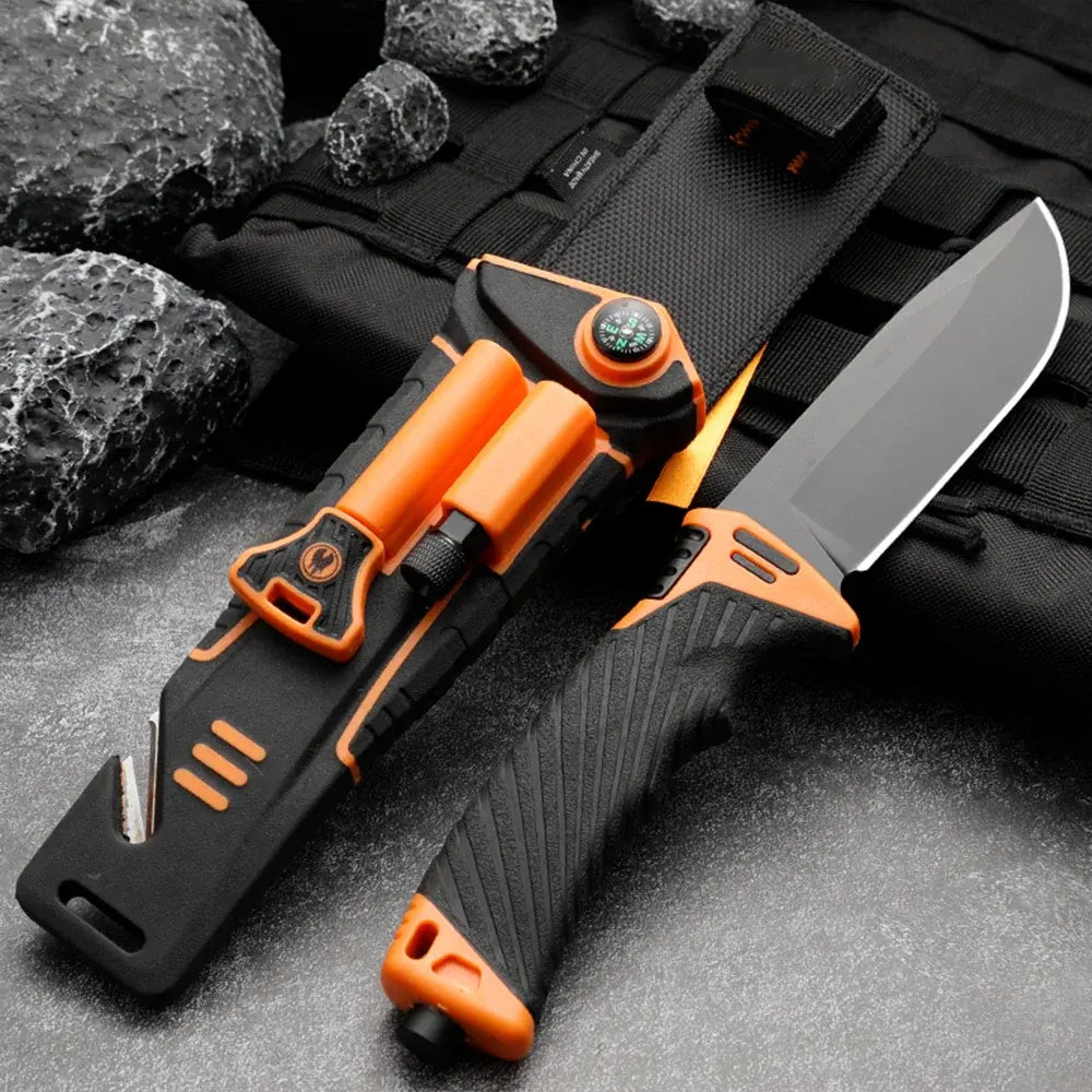 Fixed Blade Tactical Knife – Military Style Outdoor Camping & Survival Tool