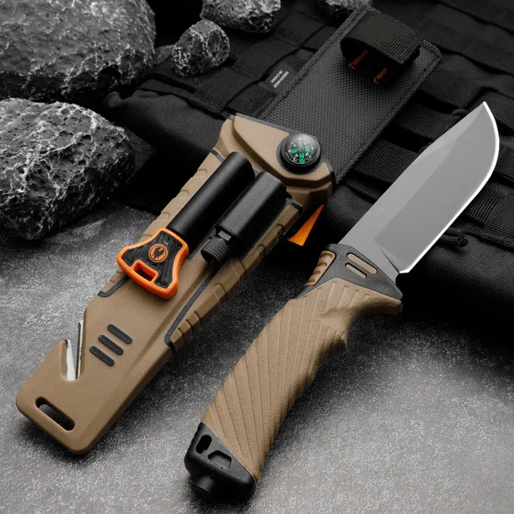 Fixed Blade Tactical Knife – Military Style Outdoor Camping & Survival