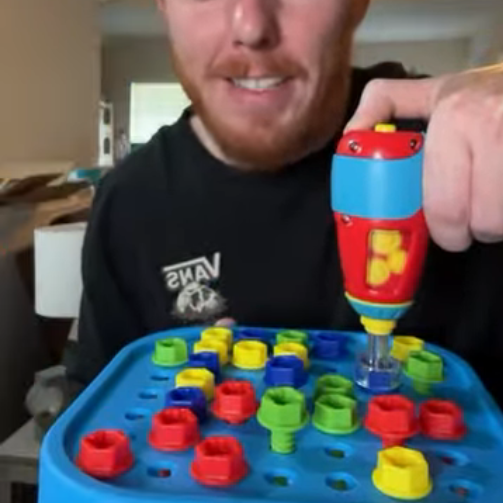 Bucket Building Blocks – Construction Toys & Toddler Tools, Kids Tool Set with Real Working Electric Drill Toy