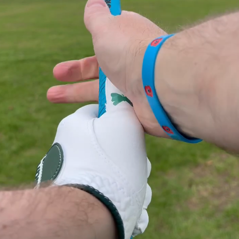 Swing Support Glove – Golf Glove Swing Posture Correction Training Glove, Grip Enhancement, Durable, Unisex, Left Hand