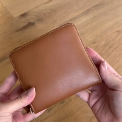 Memory Card Wallet – Holds 12 SD Cards with Zippered Pocket