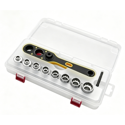 Offset Adapter Socket Set – Right Angle Attachment for Power Screwdrivers