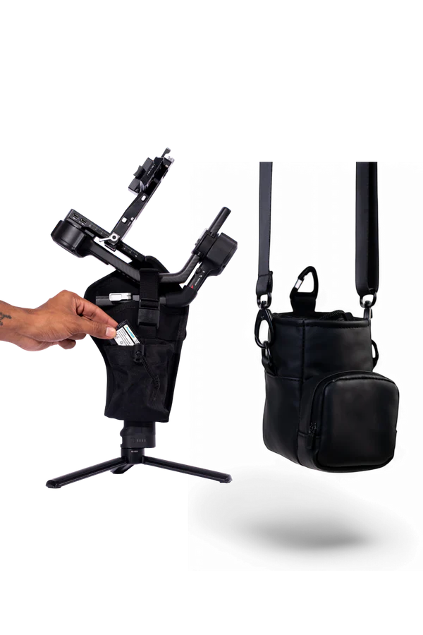 Portable camera lens cloth storage bag